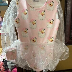 Pink Santa Tutu Dress